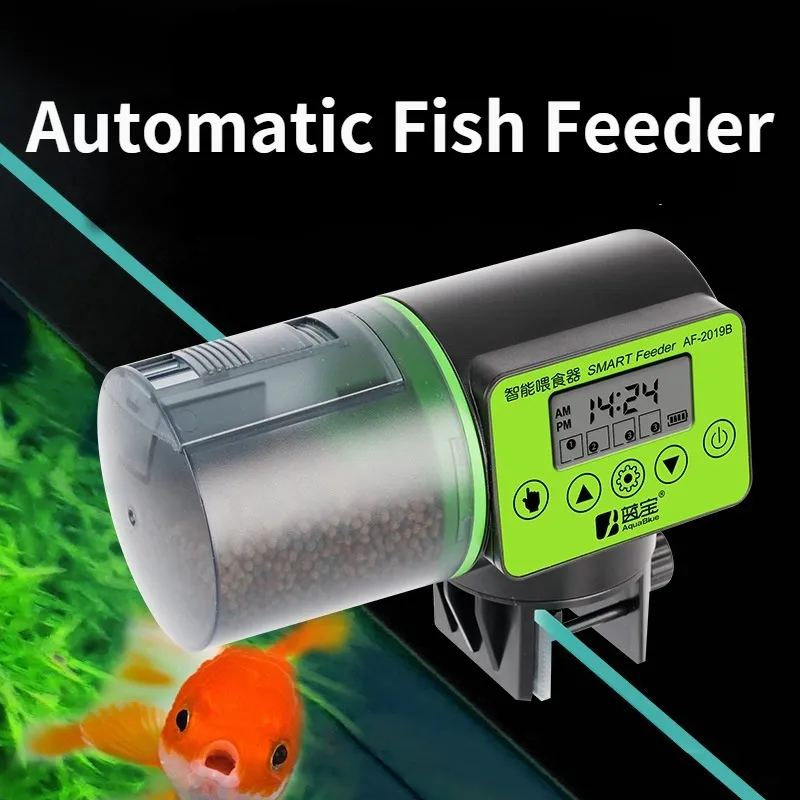 Automatic fish tank feeder intelligent timing automatic feeder aquarium goldfish feeder large capacity fish aquarium  feeder