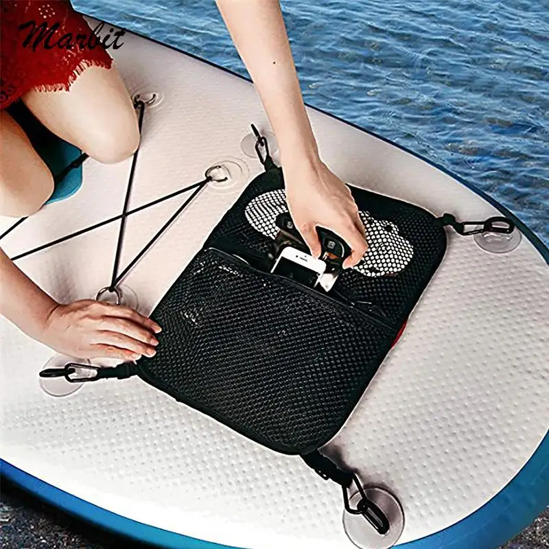 Surfboard Mesh Bag SUP Paddleboard Surfboard Mesh Bag Kayak Surfing Storage Bag Stand Up Paddle Board Deck Bag Kayak Accessories